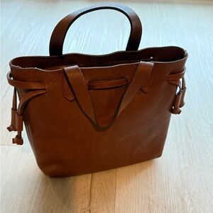Madewell Brown Leather Tote Bag